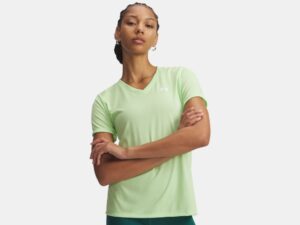 UnderArmour UA TECH V-NECK damesshirt met korte mouw