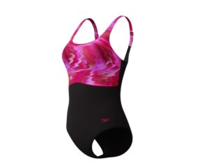 Speedo PRINT CONTOUR ECLIPSE 1P BLA/PIN badpak voor vrouwen
